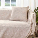 Διακοσμητική Μαξιλαροθήκη Charisma Cotton Net / 57x57 / Beige